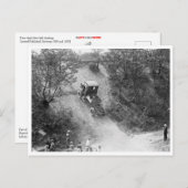 Vier wielrijdende hellingen briefkaart (Voorkant / Achterkant)