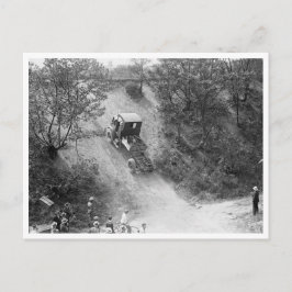 Vier wielrijdende hellingen briefkaart