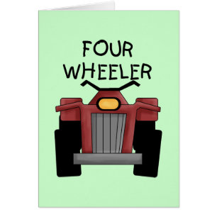 Vier wielslipjes en -cadeaus