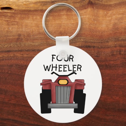 Vier wielslipjes en -cadeaus sleutelhanger (Voorkant)