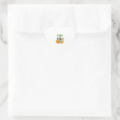 Vier Wilde Giraffe Apenleeuw Oerwoud 4e Geboorte Hart Sticker (Tas)