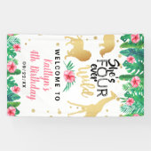 Vier Wilde Meisjes op de vierde verjaardag van het Spandoek (Horizontaal)