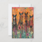 Vier wilde paarden (Voorkant)