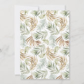 Vier Wilde Safari Birthday Party Dieren Kaart (Achterkant)