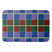 Vier willekeurige kleuren geruit badmat (Voorkant)