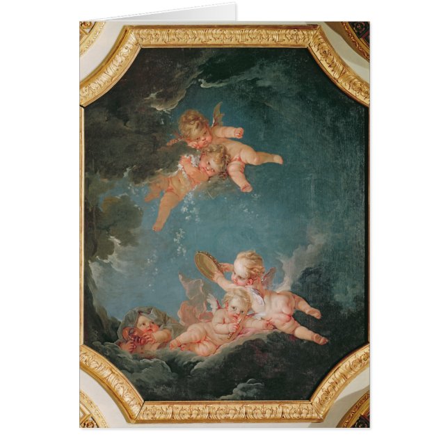 Vier zeeën in de Salle du Conseil - Winter (Voorkant)