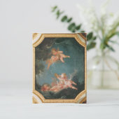 Vier zeeën in de Salle du Conseil - Winter Briefkaart (Staand voorkant)