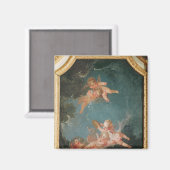 Vier zeeën in de Salle du Conseil - Winter Magneet (Voorkant / Achterkant)