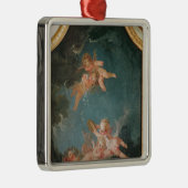 Vier zeeën in de Salle du Conseil - Winter Metalen Ornament (Rechts)