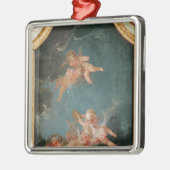 Vier zeeën in de Salle du Conseil - Winter Metalen Ornament (Links)