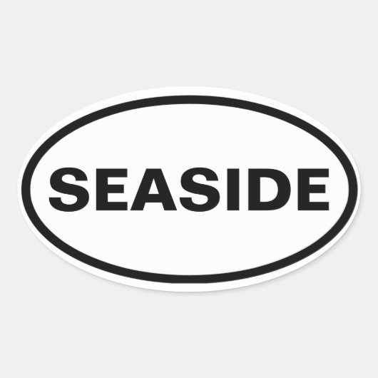 VIER ZEEPVAK OVALE STICKER (Voorkant)