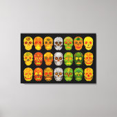 Vier zeeschildpadden canvas afdruk (Voorkant)