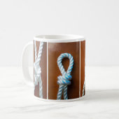 Vier zeilknoppen koffiemok (Voorkant links)