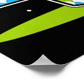 Vier zijn is een par-T-shirt! Poster (Hoek)