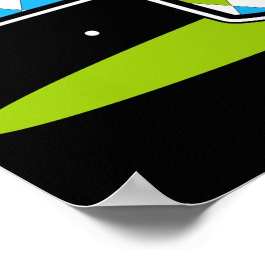 Vier zijn is een par-T-shirt! Poster (Hoek)