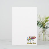 vier zingende vogels 4de vierde kerstdag briefpapier (Staand voorkant)