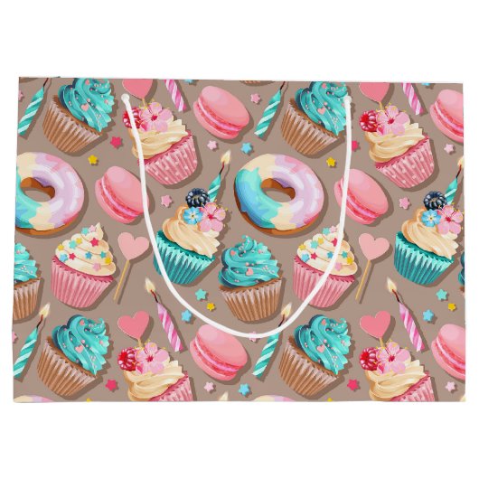 Vier zoete desserts groot cadeauzakje (Achterkant)