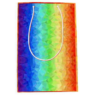 Vier zoetheid en kleur met deze Regenboog Medium Cadeauzakje