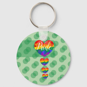 Vier zoetheid en kleur met deze Regenboog Sleutelhanger