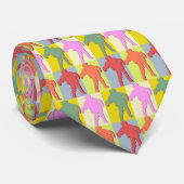 Vier Zombies Style Stropdas (Opgerold)