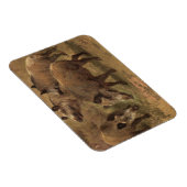 Vier zwijnen in een Frans landschap (door Rosa Bon Magneet (Rechterzijde)