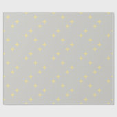 Vierbladig geometrisch patroon cadeaupapier (Vlak)