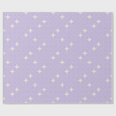 Vierbladig geometrisch patroon cadeaupapier (Vlak)
