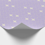 Vierbladig geometrisch patroon cadeaupapier (Hoek)