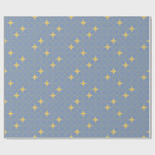 Vierbladig geometrisch patroon inpakpapier (Vlak)