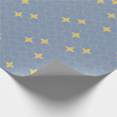 Vierbladig geometrisch patroon inpakpapier (Hoek)