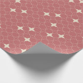 Vierbladig geometrisch patroon inpakpapier (Hoek)
