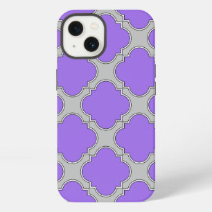 Vierbladig paars en grijs Case-Mate iPhone hoesje iPhone 13 Hoesje