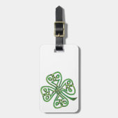 Vierbladige Klaver Bagagelabel (Voorkant verticaal)