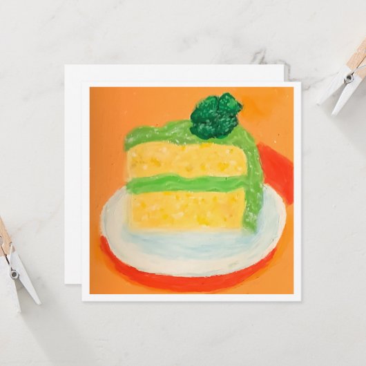 Vierbladige Klaver Kaart (Voorkant / Achterkant in situ)