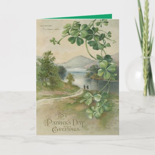 Vierbladige Klaver Killarney Berg Kaart (Voorkant)