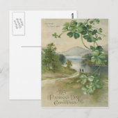 Vierbladige Klaver Killarney Mountain Briefkaart (Voorkant / Achterkant)