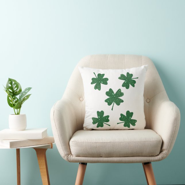 Vierbladige Klaver Kussen (Stoel)