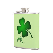 Vierbladige Klaver Monogram Heupfles (Links)