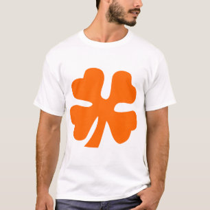 Vierbladige Klaver - Oranje T-shirt