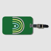Vierbladige Klaver Regenboog St. Patrick's Dag  Bagagelabel (Voorkant (horizontaal))