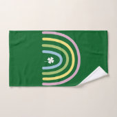 Vierbladige Klaver Regenboog St. Patrick's Dag Handdoek (Handdoek)