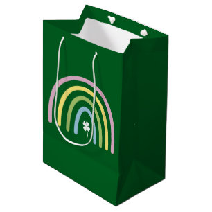 Vierbladige Klaver Regenboog St. Patrick's Dag Medium Cadeauzakje