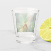 Vierbladige Klaver Shot Glas (Achterkant)