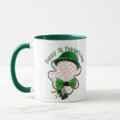 Vierbladige Klaver St. Patrick's Day Foto Mok (Links)