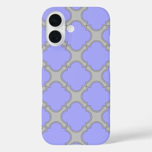 Vierbladige maagdenpalm en grijs Case-Mate iPhone case (Achterkant)