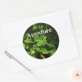 Vierbladklaver Ronde Sticker (Envelop)