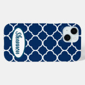 Vierbladpatroon Aangepaste Sjabloon Case-Mate iPhone Case (Achterkant (horizontaal))