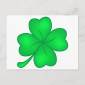 Vierblättriges Kleeblatt Briefkaart (Voorkant)