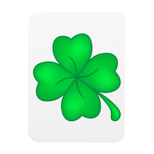 Vierblättriges Kleeblatt Magneet (Verticaal)