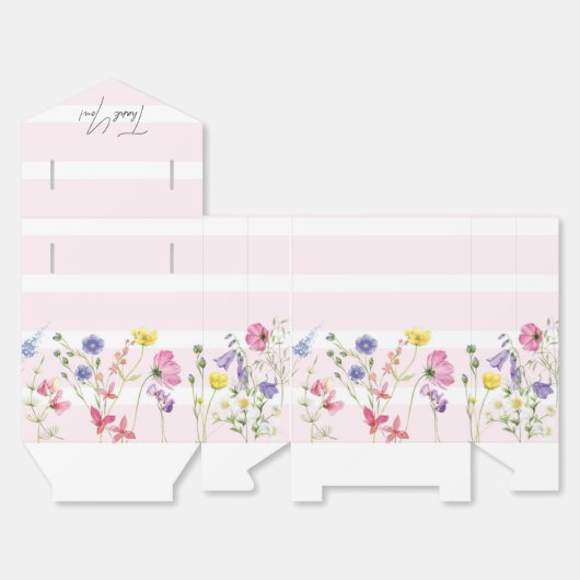 Vierbox Bedankdoosjes (Ongevouwen)